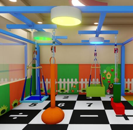 在感統訓練中如何使用羊角球